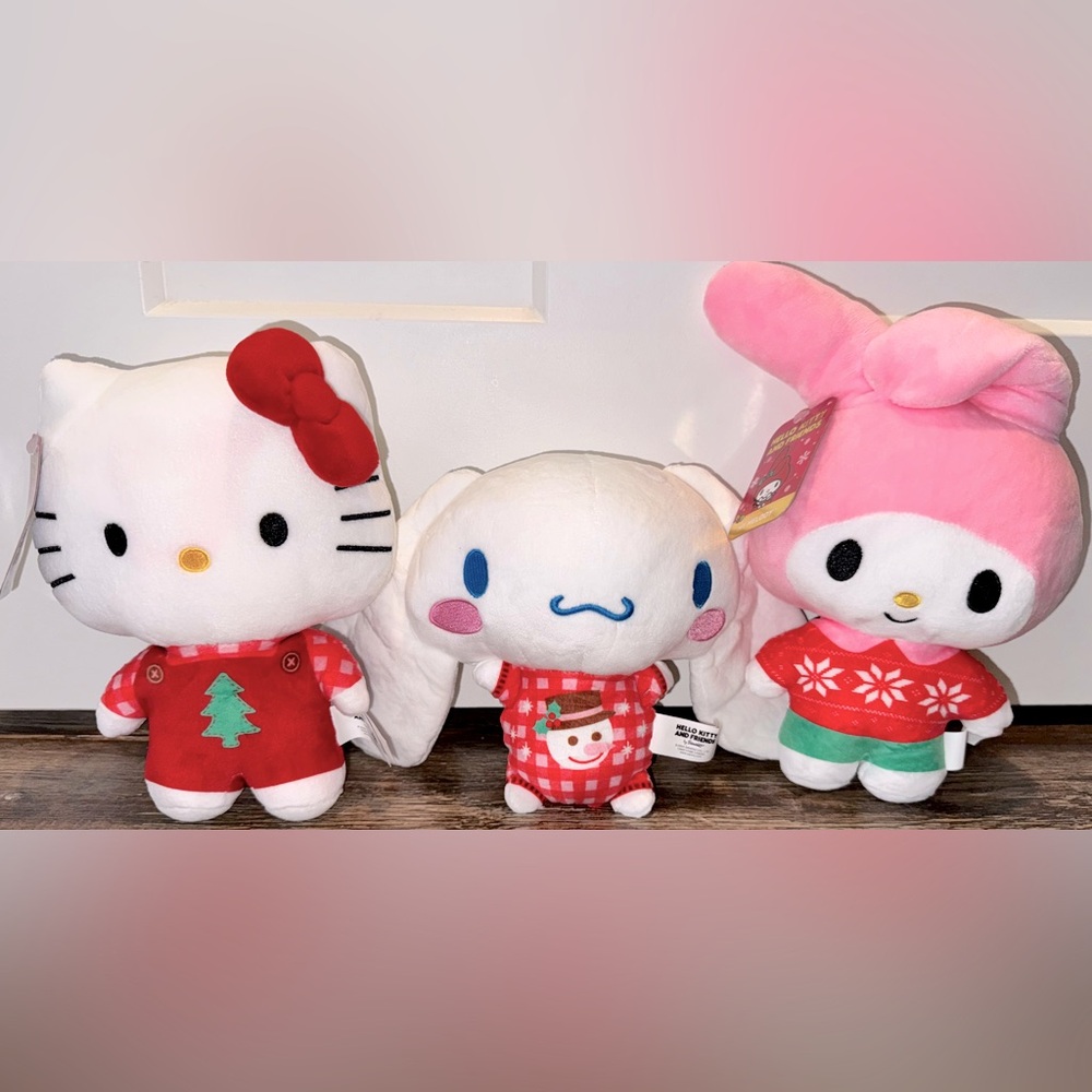 Hello Kitty Christmas Plush Set🎄